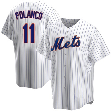 Replica Jorge Polanco Youth New York Mets White Home Jersey