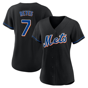 Replica Jose Reyes Women's New York Mets Black 2022 Alternate Jersey