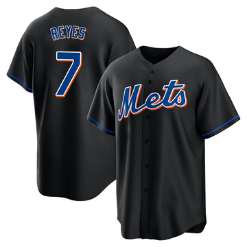 Replica Jose Reyes Youth New York Mets Black 2022 Alternate Jersey
