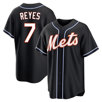 Replica Jose Reyes Youth New York Mets Black Fashion Out Jersey