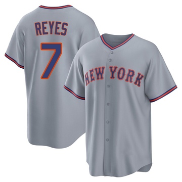 Replica Jose Reyes Youth New York Mets Gray Away 2.0 Jersey