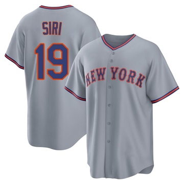 Replica Jose Siri Men's New York Mets Gray Away 2.0 Jersey