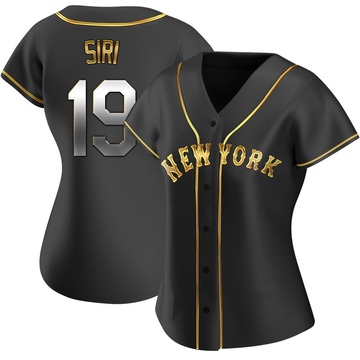 Replica Jose Siri Women's New York Mets Black Golden Alternate Jersey