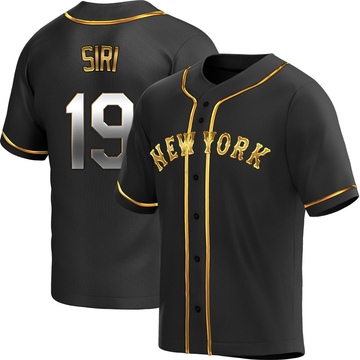 Replica Jose Siri Youth New York Mets Black Golden Alternate Jersey