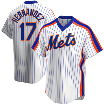 Replica Keith Hernandez Men's New York Mets White Home Cooperstown Collection Jersey
