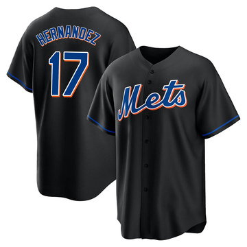 Replica Keith Hernandez Youth New York Mets Black 2022 Alternate Jersey