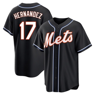 Replica Keith Hernandez Youth New York Mets Black Fashion Out Jersey