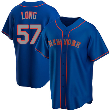 Replica Kevin Long Youth New York Mets Royal Alternate Road Jersey