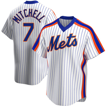 Replica Kevin Mitchell Men's New York Mets White Home Cooperstown Collection Jersey