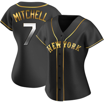 Replica Kevin Mitchell Women's New York Mets Black Golden Alternate Jersey