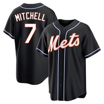 Replica Kevin Mitchell Youth New York Mets Black Fashion Out Jersey