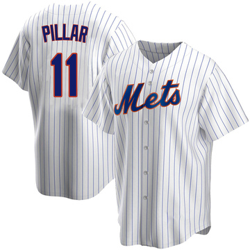 Replica Kevin Pillar Youth New York Mets White Home...
