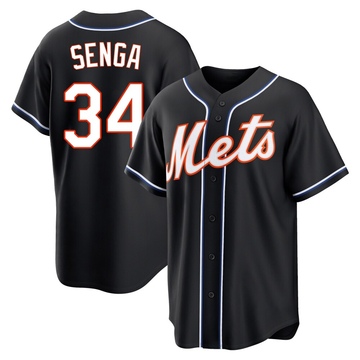 Replica Kodai Senga Youth New York Mets Black Fashion Out Jersey