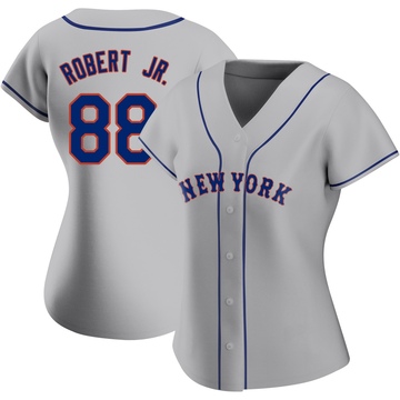 Replica Luis Robert Jr. Women's New York Mets Gray Road Jersey