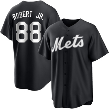 Replica Luis Robert Jr. Youth New York Mets White Black/ Jersey