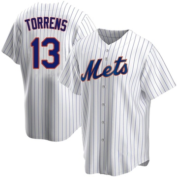Replica Luis Torrens Youth New York Mets White Home Jersey