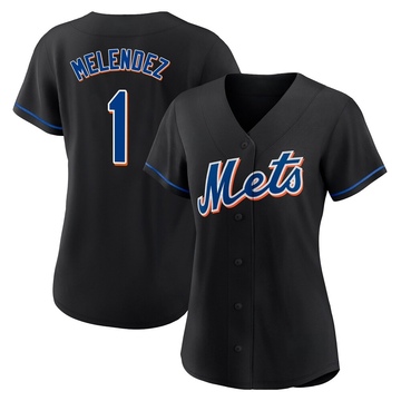Replica MJ Melendez Women's New York Mets Black 2022 Alternate Jersey