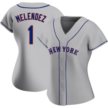 Replica MJ Melendez Women's New York Mets Gray Road Jersey
