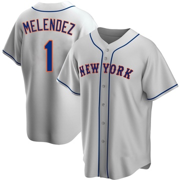 Replica MJ Melendez Youth New York Mets Gray Road Jersey