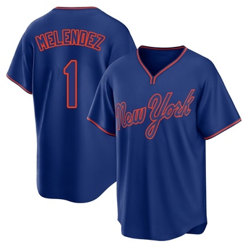 Replica MJ Melendez Youth New York Mets Royal Alternate 2 Jersey