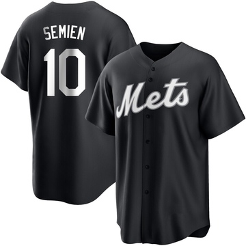 Replica Marcus Semien Youth New York Mets White Black/ Jersey