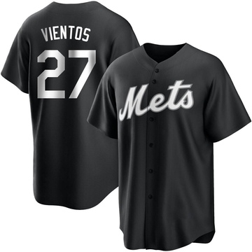 Replica Mark Vientos Youth New York Mets White Black/ Jersey