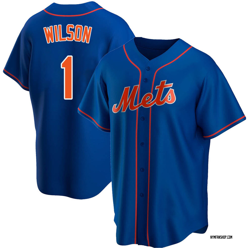 Replica Mookie Wilson Men&#39;s New York Mets Royal Alternate Jersey