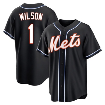 Replica Mookie Wilson Youth New York Mets Black Fashion Out Jersey