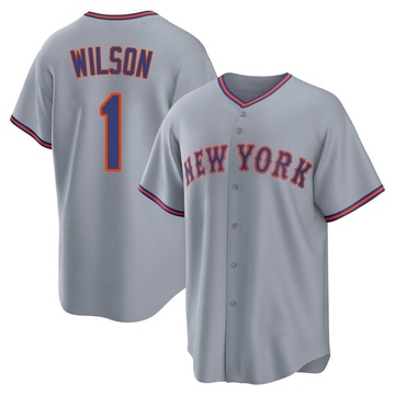 Replica Mookie Wilson Youth New York Mets Gray Away 2.0 Jersey