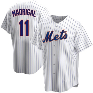 Replica Nick Madrigal Men's New York Mets White Home Jersey