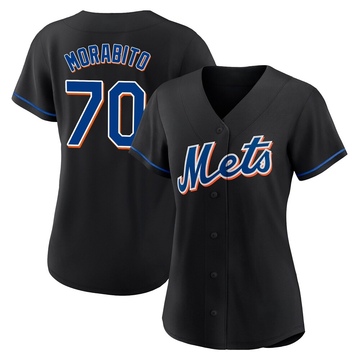 Replica Nick Morabito Women's New York Mets Black 2022 Alternate Jersey