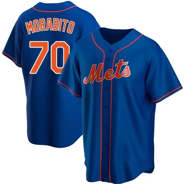 Replica Nick Morabito Youth New York Mets Royal Alternate Jersey