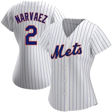 Replica Omar Narvaez Women's New York Mets White Home Jersey