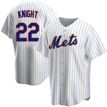 Replica Ray Knight Men's New York Mets White Home Jersey