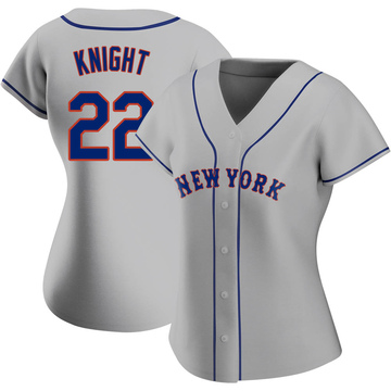 Replica Ray Knight Women's New York Mets Gray Road Jersey