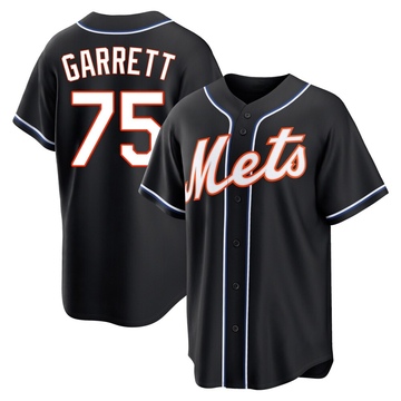 Replica Reed Garrett Youth New York Mets Black Fashion Out Jersey