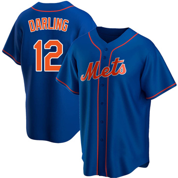 Replica Ron Darling Youth New York Mets Royal Alternate Jersey