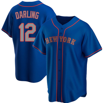 Replica Ron Darling Youth New York Mets Royal Alternate Road Jersey