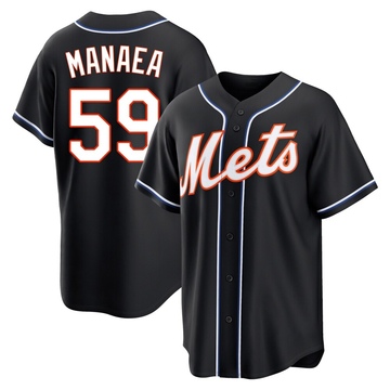 Replica Sean Manaea Youth New York Mets Black Fashion Out Jersey