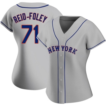 Replica Sean Reid-Foley Women's New York Mets Gray Road Jersey