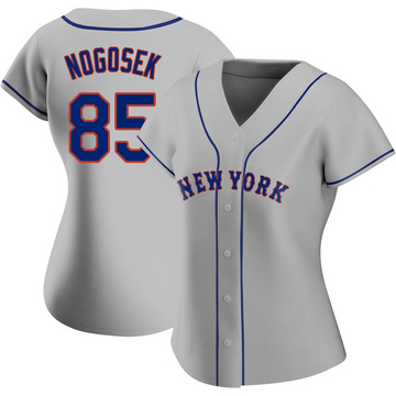Replica Stephen Nogosek Women's New York Mets Gray Road Jersey