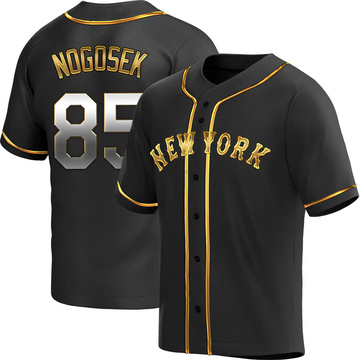 Replica Stephen Nogosek Youth New York Mets Black Golden Alternate Jersey