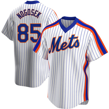Replica Stephen Nogosek Youth New York Mets White Home Cooperstown Collection Jersey