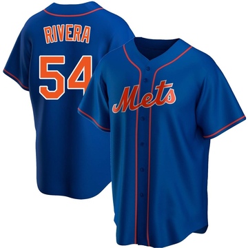 Replica T.J. Rivera Youth New York Mets Royal Alternate Jersey