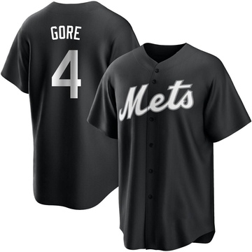Replica Terrance Gore Men's New York Mets White Black/ Jersey