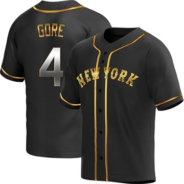Replica Terrance Gore Youth New York Mets Black Golden Alternate Jersey