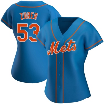 Replica Tyler Zuber Women's New York Mets Royal Alternate Jersey