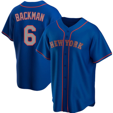 Replica Wally Backman Men's New York Mets Royal Alternate Road Jersey