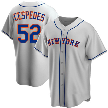 Replica Yoenis Cespedes Youth New York Mets Gray Road Jersey